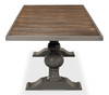 Rectangular Dining Table  As Shown, by Sarreid, 3'4" length x 9' width x 2'6" height thumbnail 3