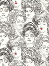 Pucker Up Buttercup Black & White Wallpaper thumbnail 0