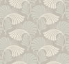 Dancing Leaves Neutral Wallpaper, by York Wall, 27' length x 2'3" width x 0.02" depth thumbnail 1