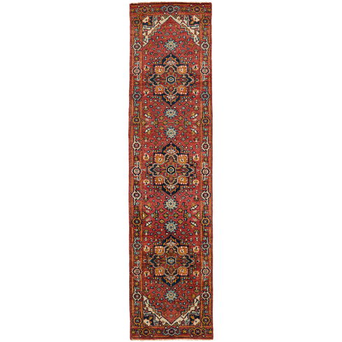 Revere Hand-Knotted Wool Red/Beige Area Rug