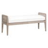 Leone Bench, Ottoman by Essentials for Living, 52" width x 22.25" height x 18" depth thumbnail 2