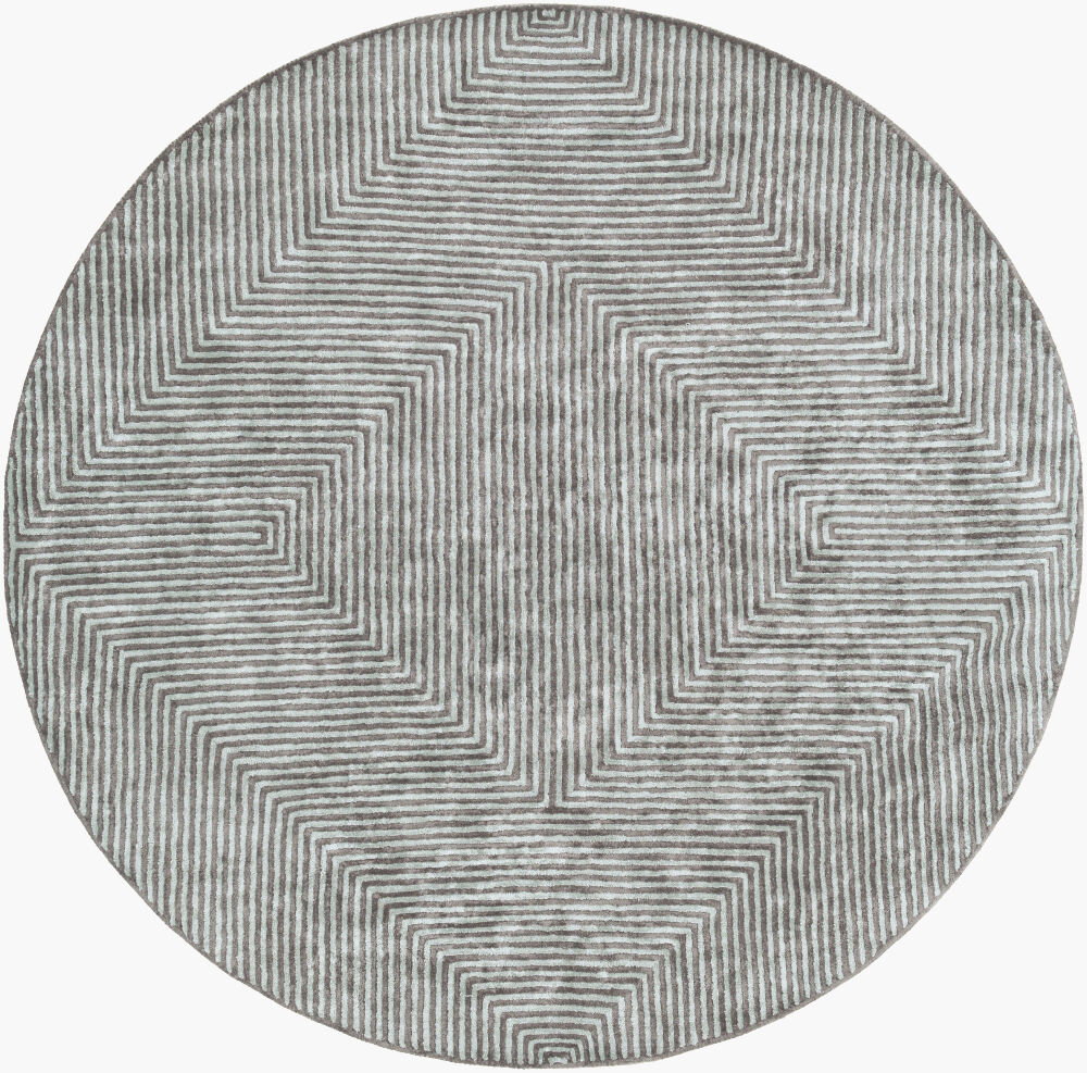 Quartz Handmade Rug, by Surya, 8' length x 8' width