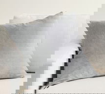 Online Designer Other Everywhere Velvet Pillow Cover, 20" x 20", Cloud Blue