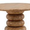 Anele Dining Table Natural, by Dovetail, 54" width x 30" height x 54" diameter x 54" depth thumbnail 3