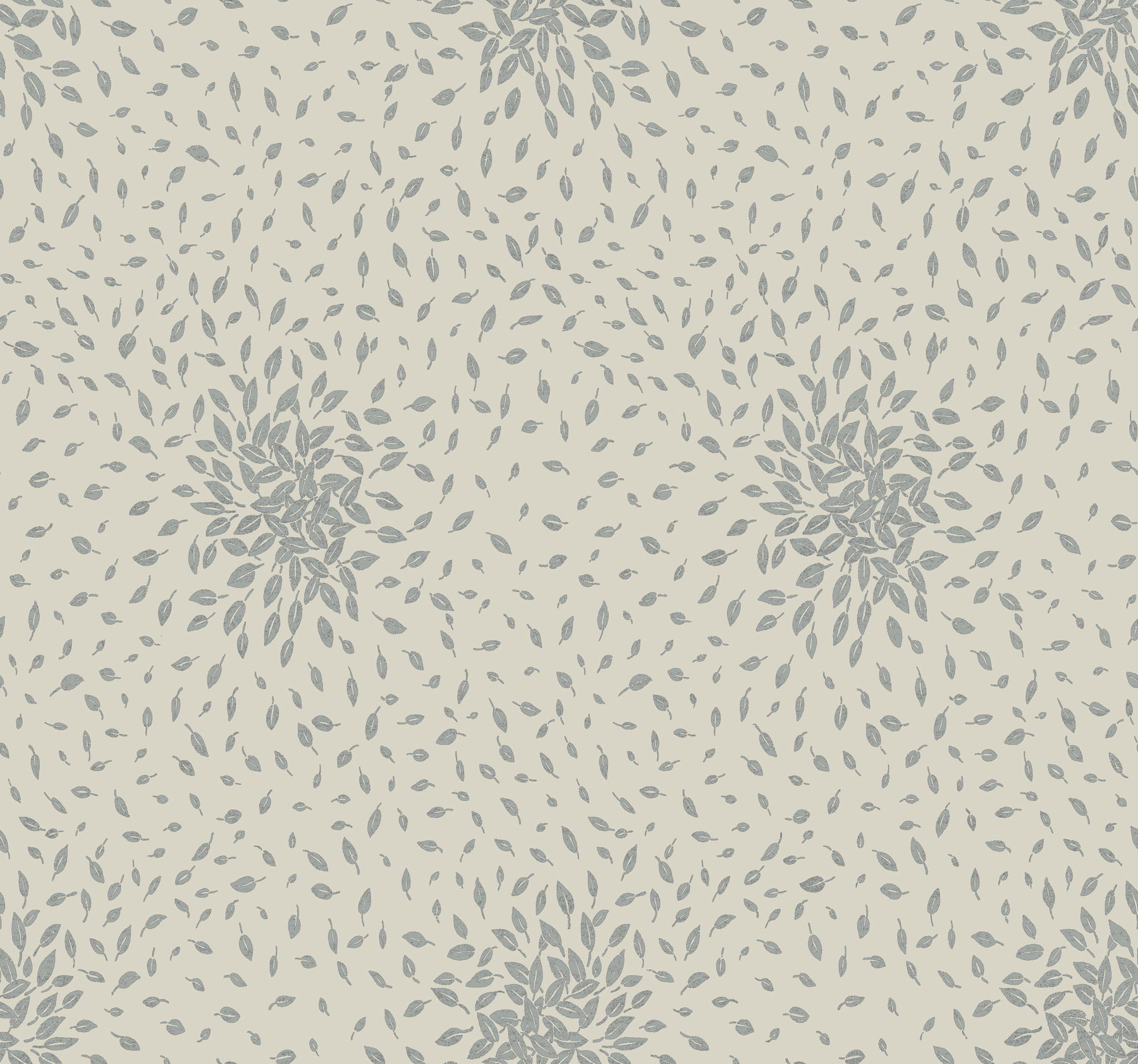 Petite Leaves Beige & Silver Wallpaper large image 