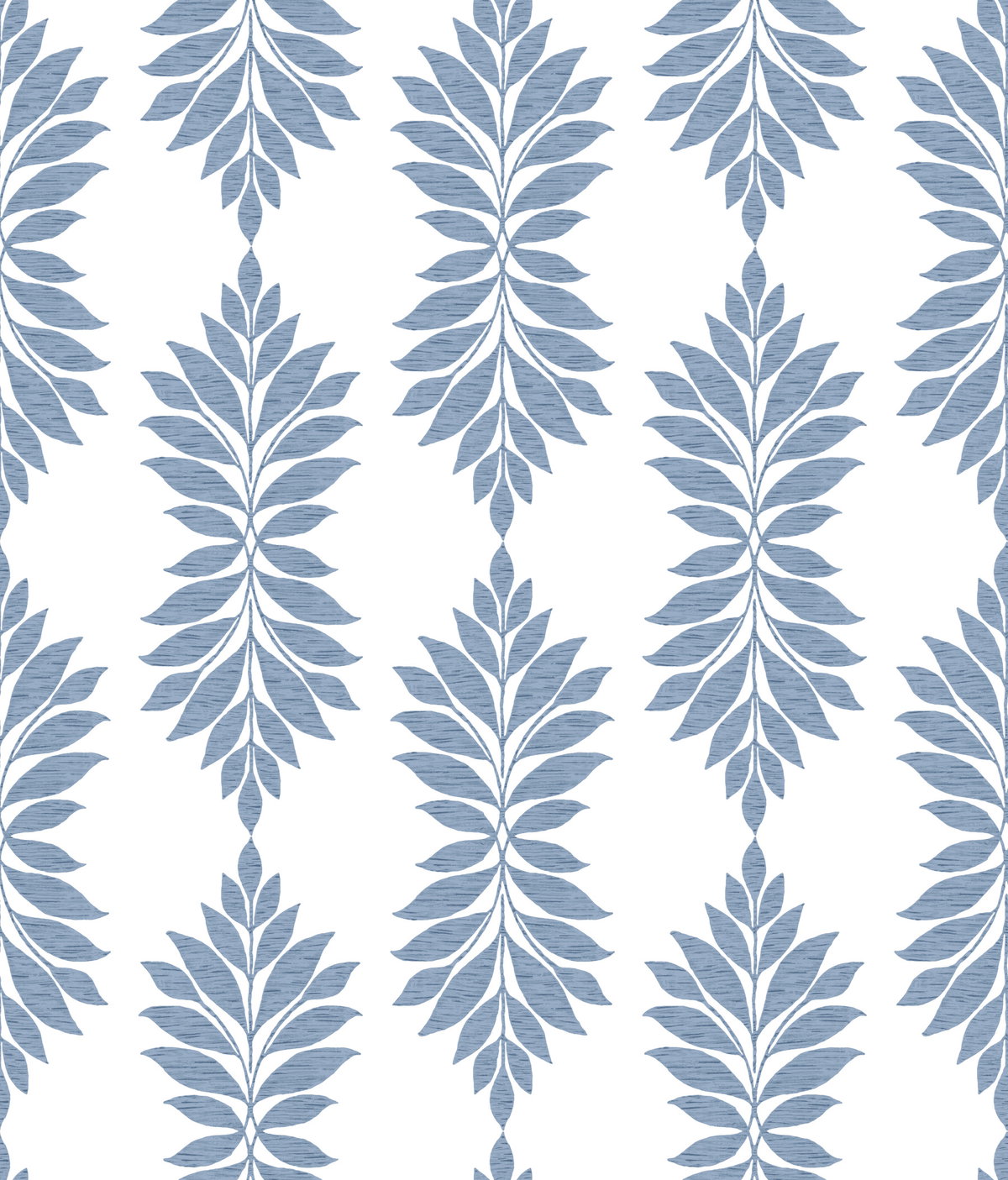 Broadsands Botanica Blue Wallpaper, by York Wall, 33' length x 1'8.5" width x 0.02" depth