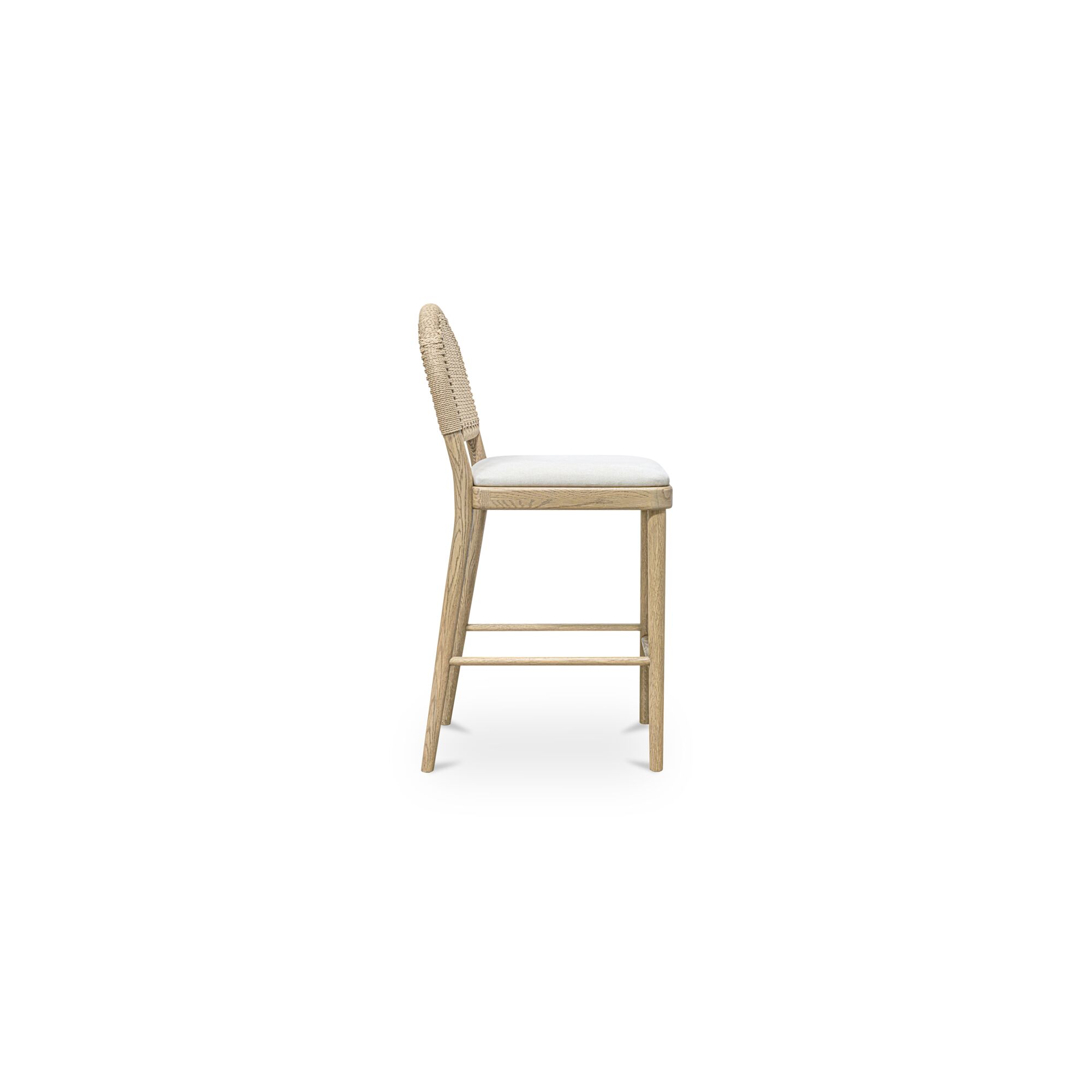 Claire Counter Stool Natural, Counter & Bar Stool by Moe's Home, 20.8" width x 40.5" height x 22" depth View 3