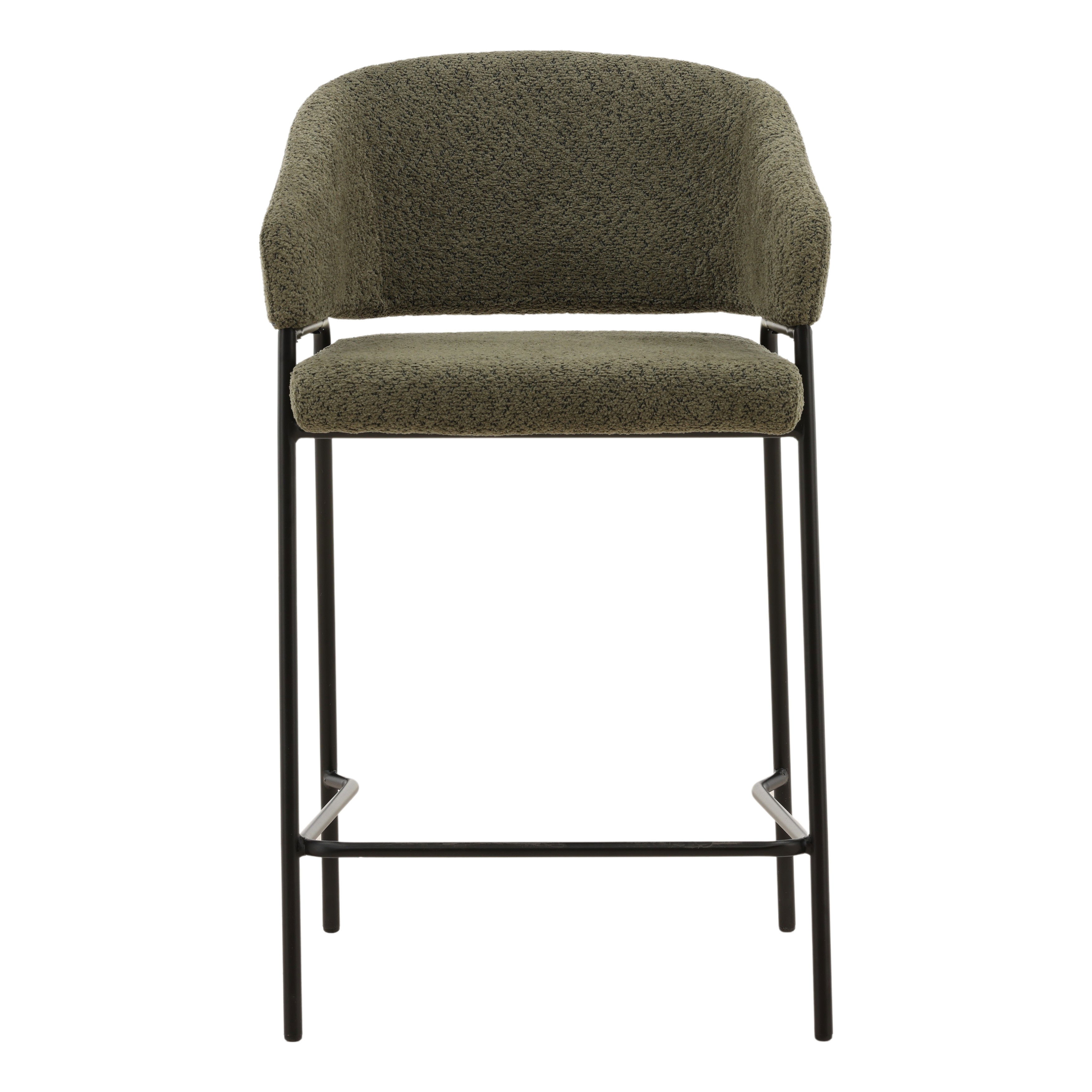 Cathey Counter Stool Set of 2 Olive large image 