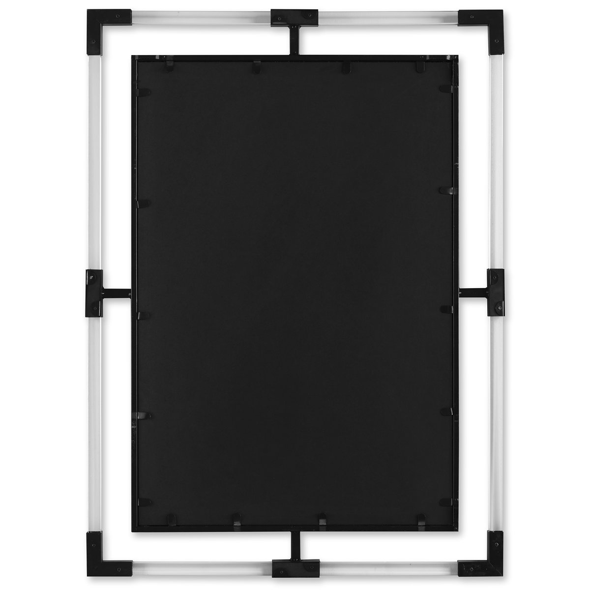Balkan Black Iron Mirror, by Uttermost, 27.5" width x 37.5" height x 1.12" depth View 6