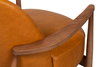 Pindar Armchair, Leather, New Tan, Seating by Sarreid, 30" length x 31" width x 30" height thumbnail 7