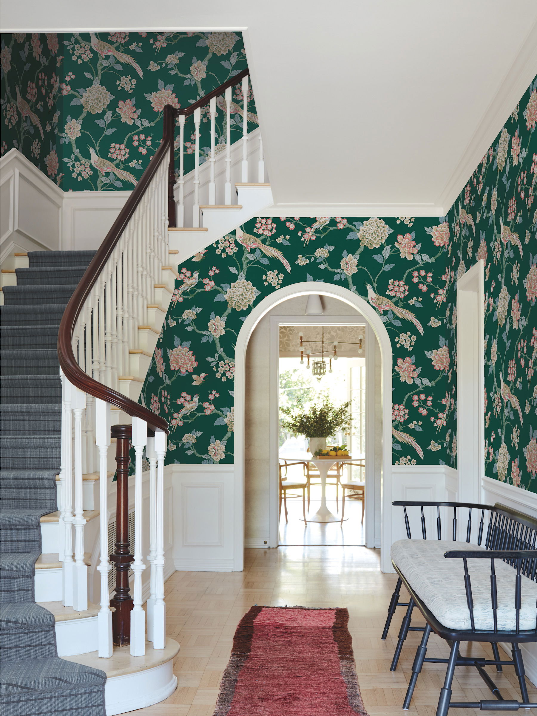 Fanciful Dark Green Wallpaper Fanciful Dark Green Wallpaper large image