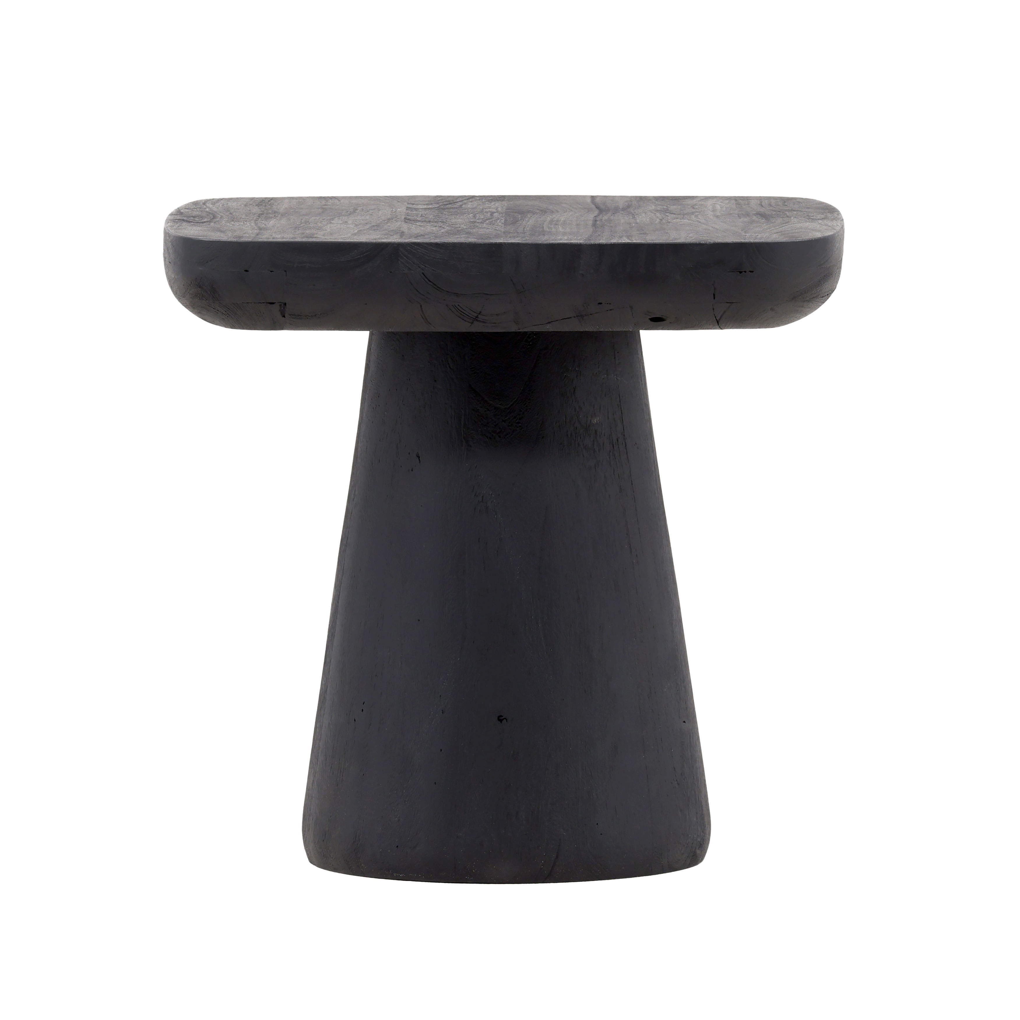 Darin Side Table Black, Side & End Table by Dovetail, 22" width x 21.2" height x 22" depth View 2