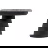Darin Side Table Black, Side & End Table by Dovetail, 22" width x 21.2" height x 22" depth thumbnail 2