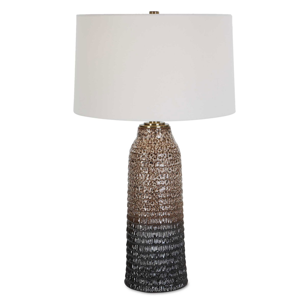 Padma Mottled Table Lamp, by Uttermost, 18" width x 31" height x 18" depth View 1