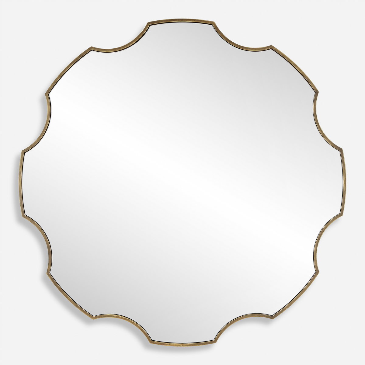 Gearing Up Bronze Mirror, by Uttermost, 39.37" width x 39.37" height x 2" depth View 1