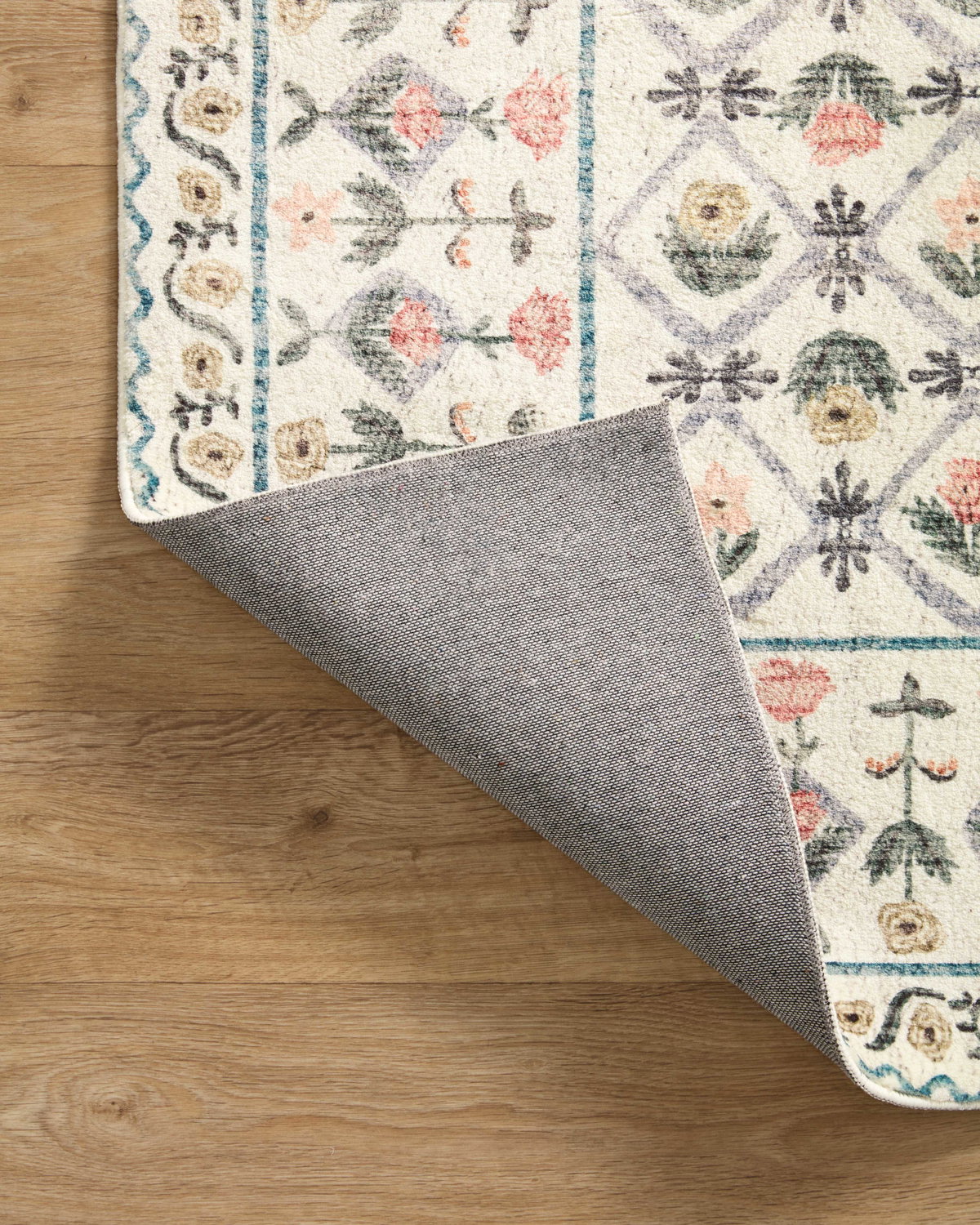 Rifle Paper Co. x Loloi Eden Rug, 2'6" length x 9'6" width View 6