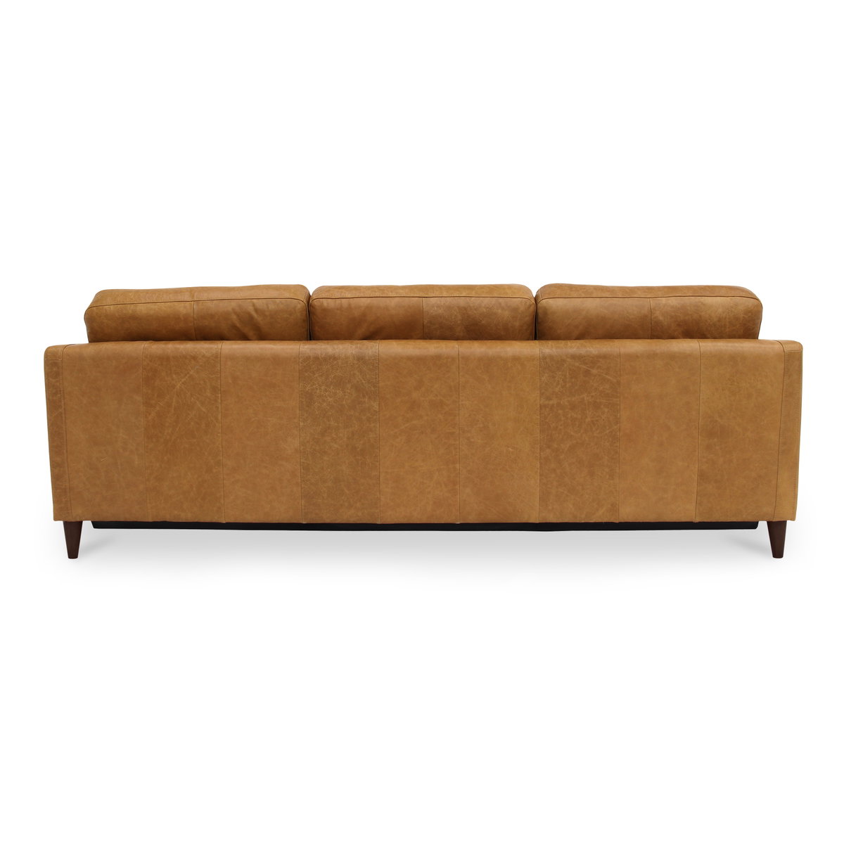 Bridgers Power Recliner Sofa Tan Leather, Sofas & Sectional by Moe's Home, 94.1" width x 33.85" height x 37.8" depth View 5