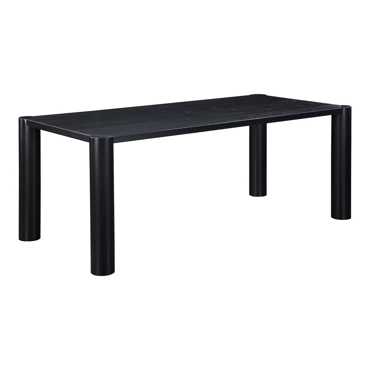 Post Small Dining Table Black, by Moe's Home, 76" width x 29" height x 36" depth View 2