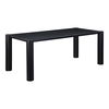 Post Small Dining Table Black, by Moe's Home, 76" width x 29" height x 36" depth thumbnail 2
