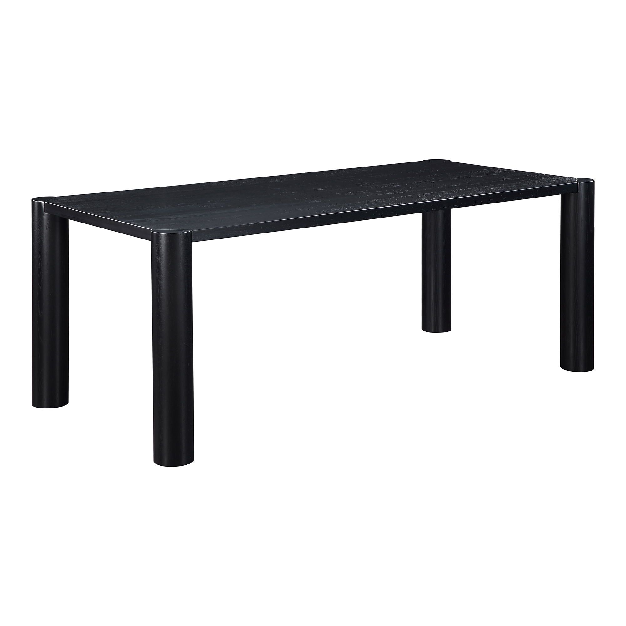 Post Small Dining Table Black large image 