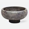 Brixton Aged Black Bowl, Decorative by Uttermost, 14" width x 7" height x 14" depth thumbnail 1
