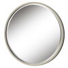 Ranchero White Round Mirror thumbnail 4