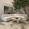 Miles Outdoor Sofa White, Sofas & Sectional by Moe's Home, 74" width x 35.8" height x 40" depth thumbnail 11