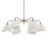 Biddeford 6 Light White Beaded Pendant, by Uttermost, 36" width x 11" height x 36" diameter thumbnail 5