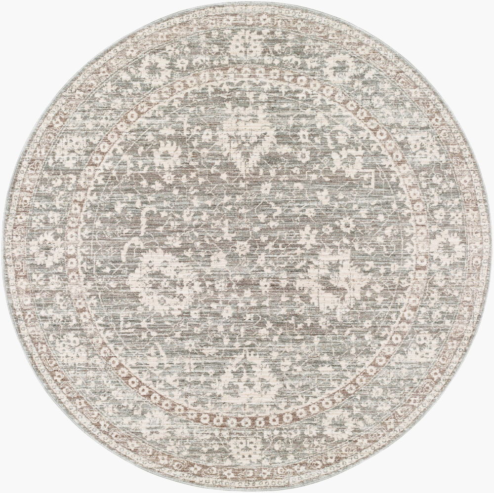 Carlisle Machine Woven Rug, by Surya, 5'2.99" length x 5'2.99" width