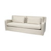 Denly II 92.5W  Beige Slipcover Three Seater Sofa, Sofas & Sectional by Mercana, 92.5" length x 38.25" width x 34.5" height thumbnail 1