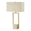 Warrick Modern Travertine Table Lamp, by Uttermost, 18" width x 31.5" height x 10" depth thumbnail 4