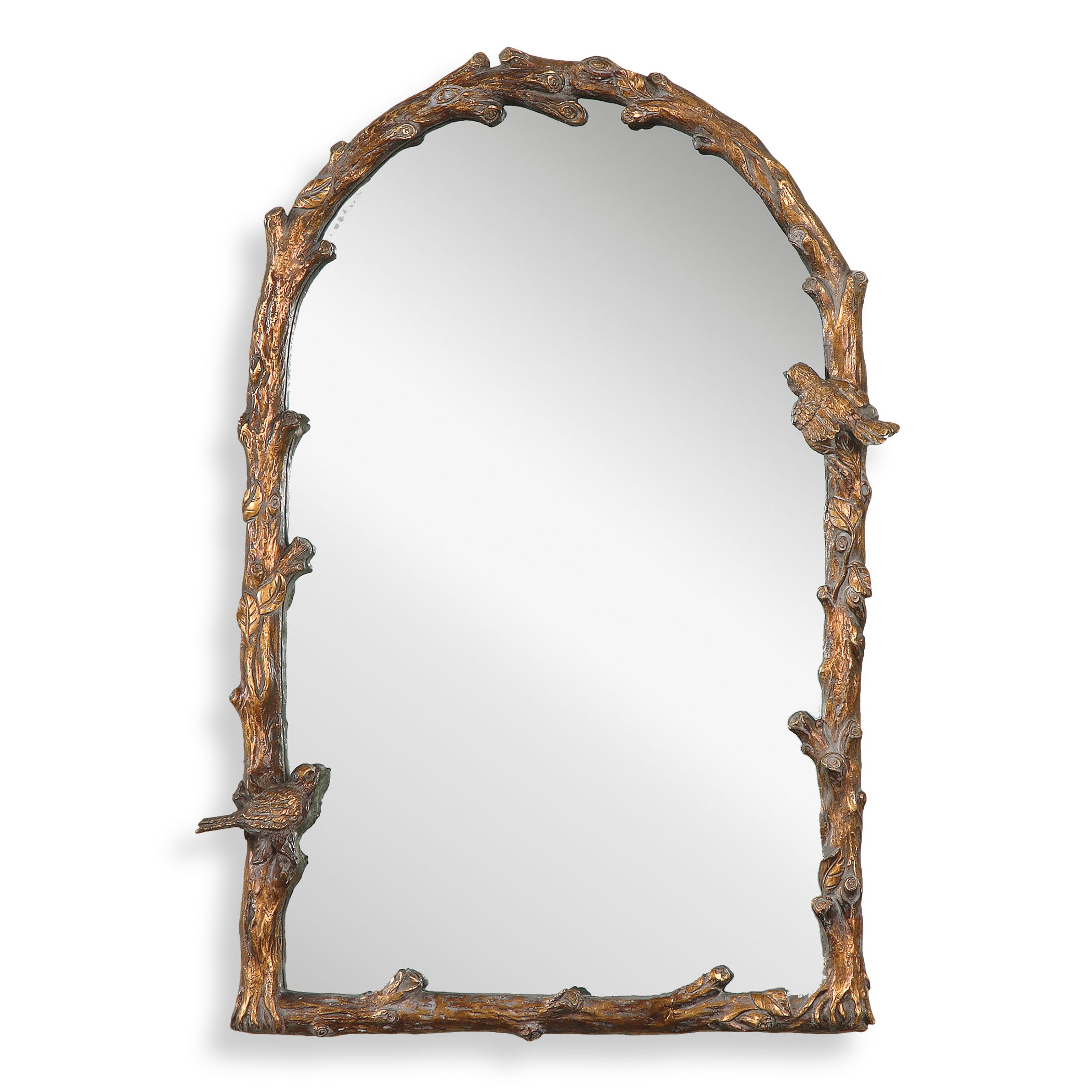 Paza Antique Gold Arch Mirror large image 