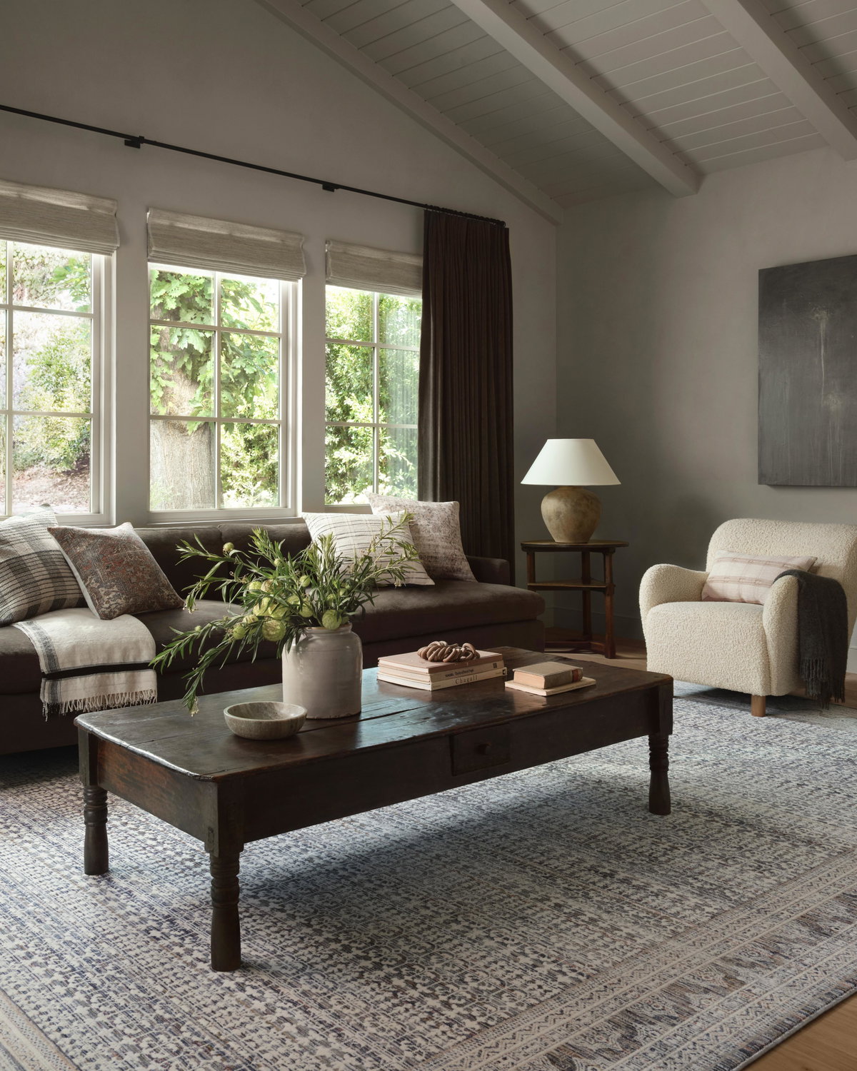 Amber Lewis x Loloi Zuma Rug, 5'3" length x 5'3" width View 2