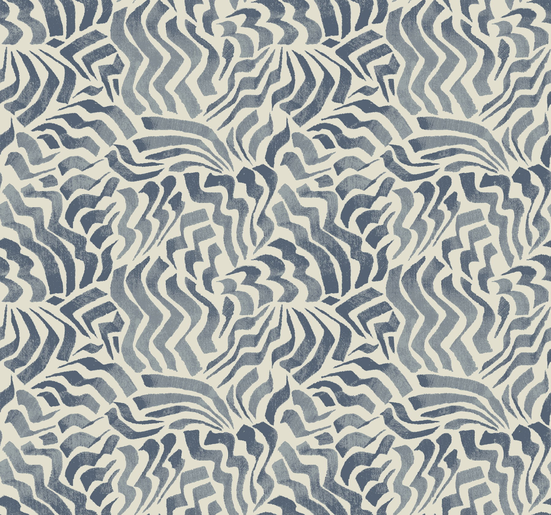 Zora Wave Denim Wallpaper large image 