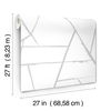 Intersect Silver Metallic Wallpaper thumbnail 8