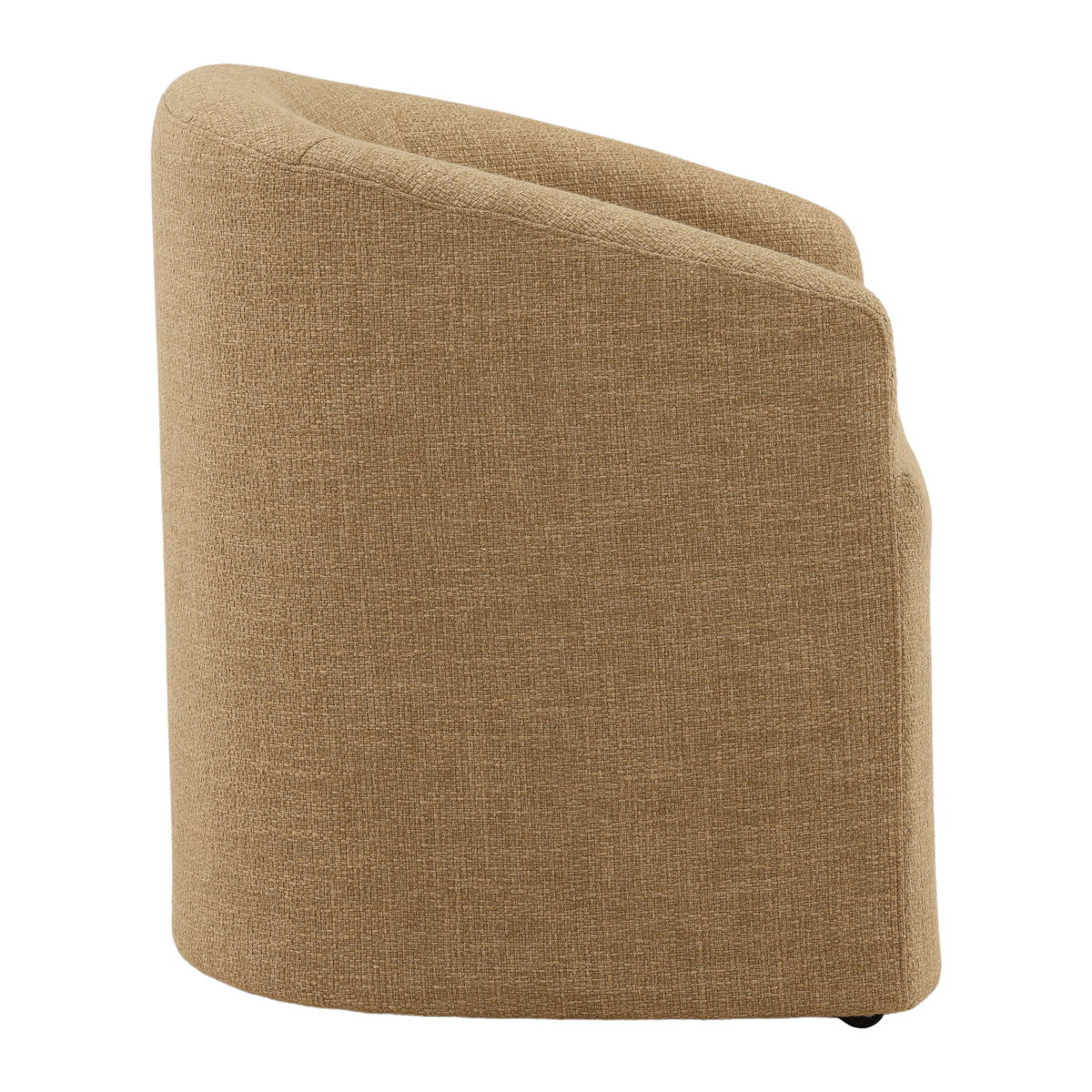 Breana Dining Chair Camel, by Dovetail, 25.78" width x 30.5" height x 25.78" depth View 3