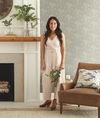 Cupola Wildflower Light Grey & White Wallpaper thumbnail 1