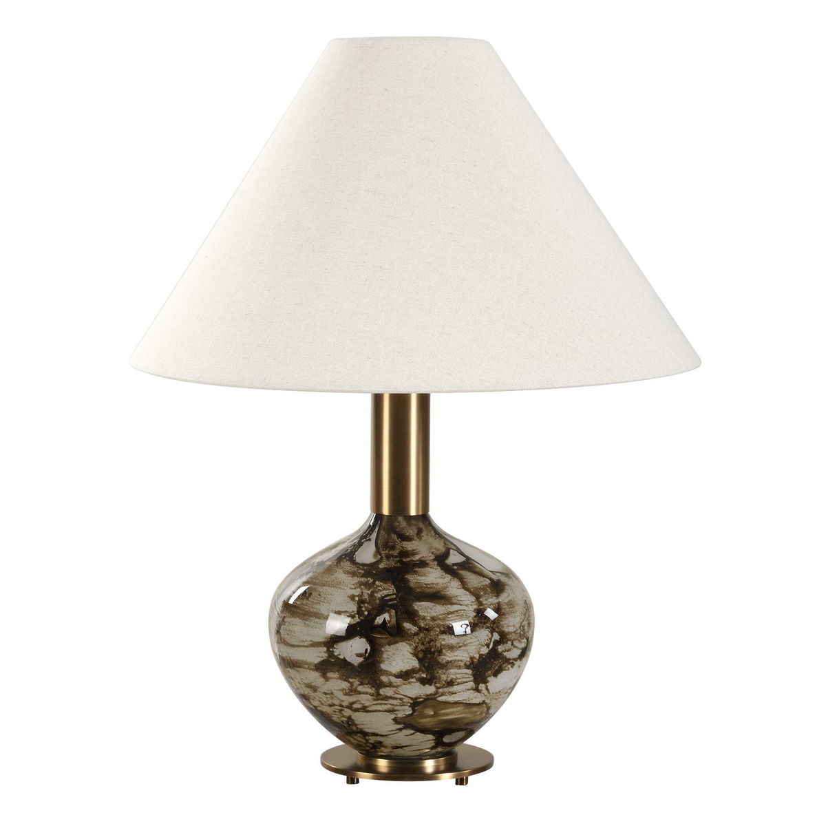 Montagu Dark Brown Table Lamp, by Uttermost, 18" width x 23.5" height x 18" depth View 5