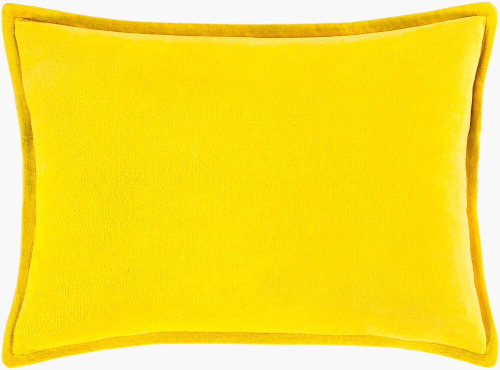 Cotton Velvet Lumbar Pillow, Decorative Pillow by Surya, 13" length x 19" width