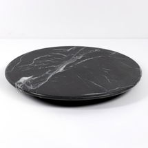 Online Designer Kitchen Remi Lazy Susan, Polished Black Marble