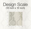 Modern Ombre Damask Beige Wallpaper thumbnail 3