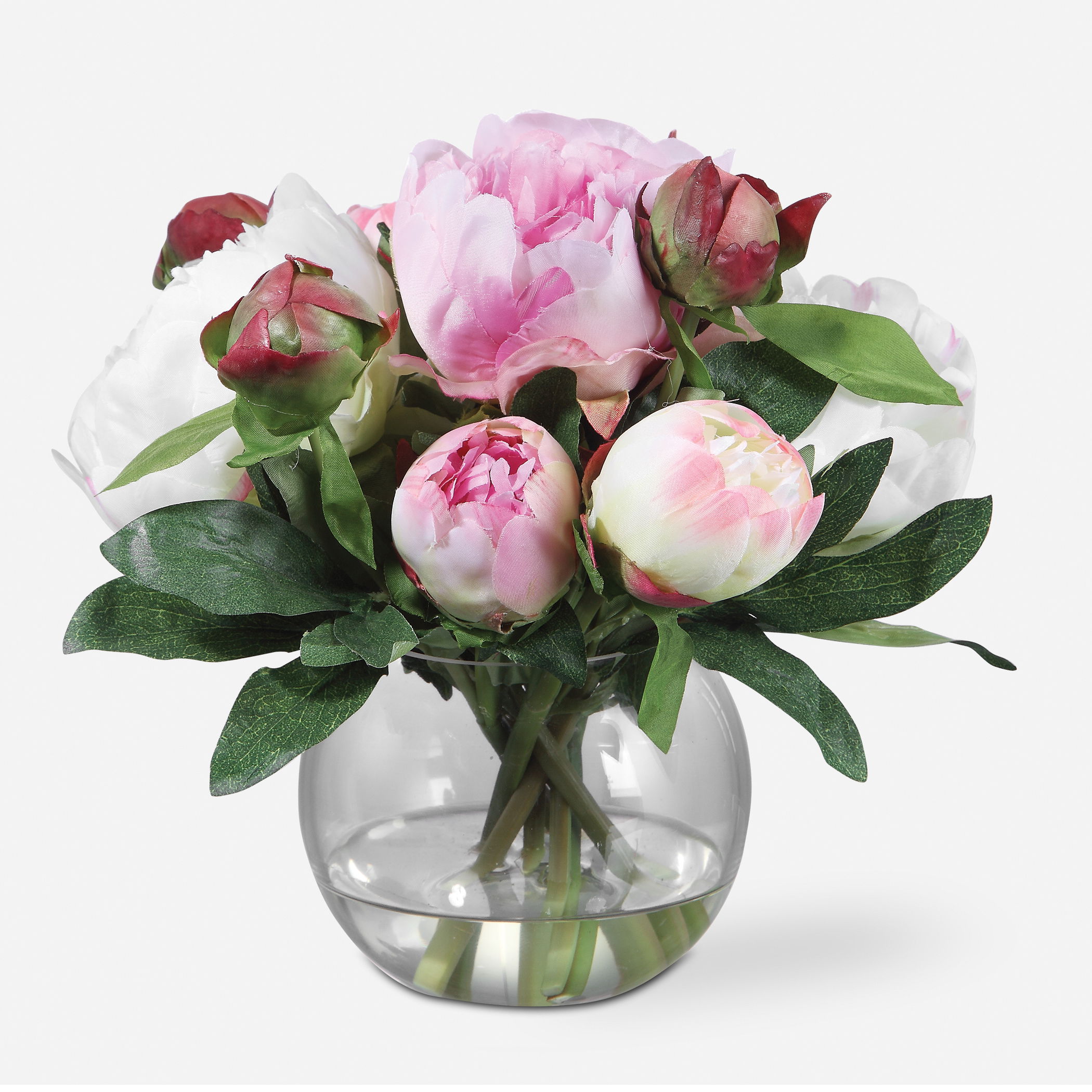 Blaire Peony Bouquet, Decorative by Uttermost, 10" width x 8.5" height x 10" depth View 1
