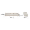 Amelia Modular Sofa Warm White thumbnail 8