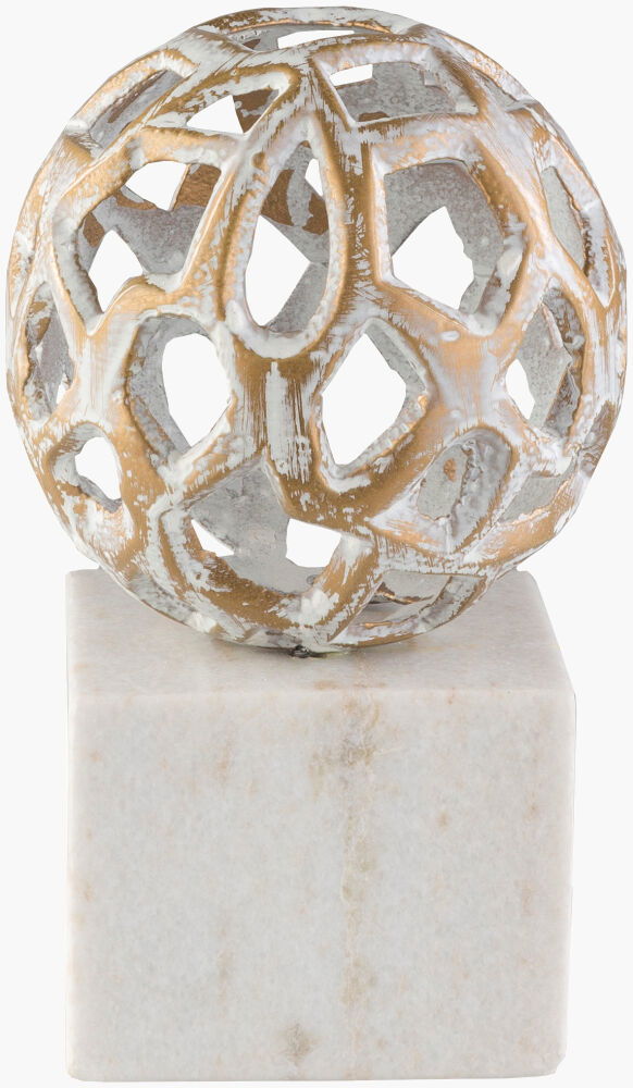 Orb Decorative Sculpture, by Surya, 5" width x 8" height