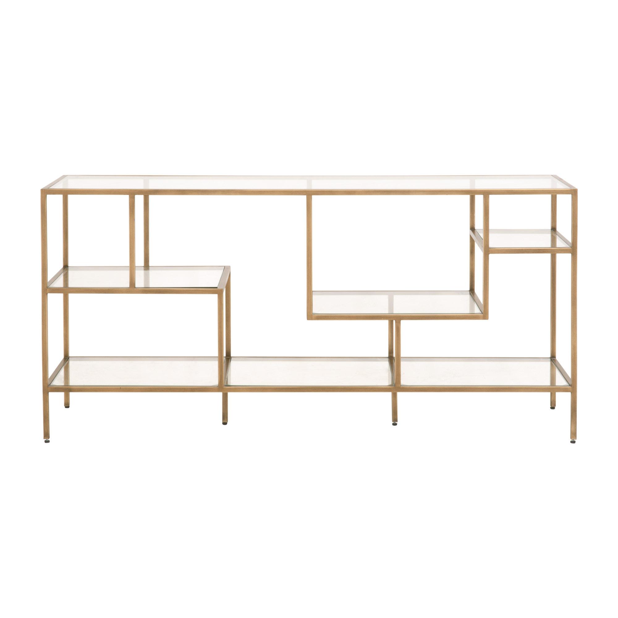 Beakman Low Bookcase, Console Table by Essentials for Living, 59" width x 28.5" height x 16" depth View 1