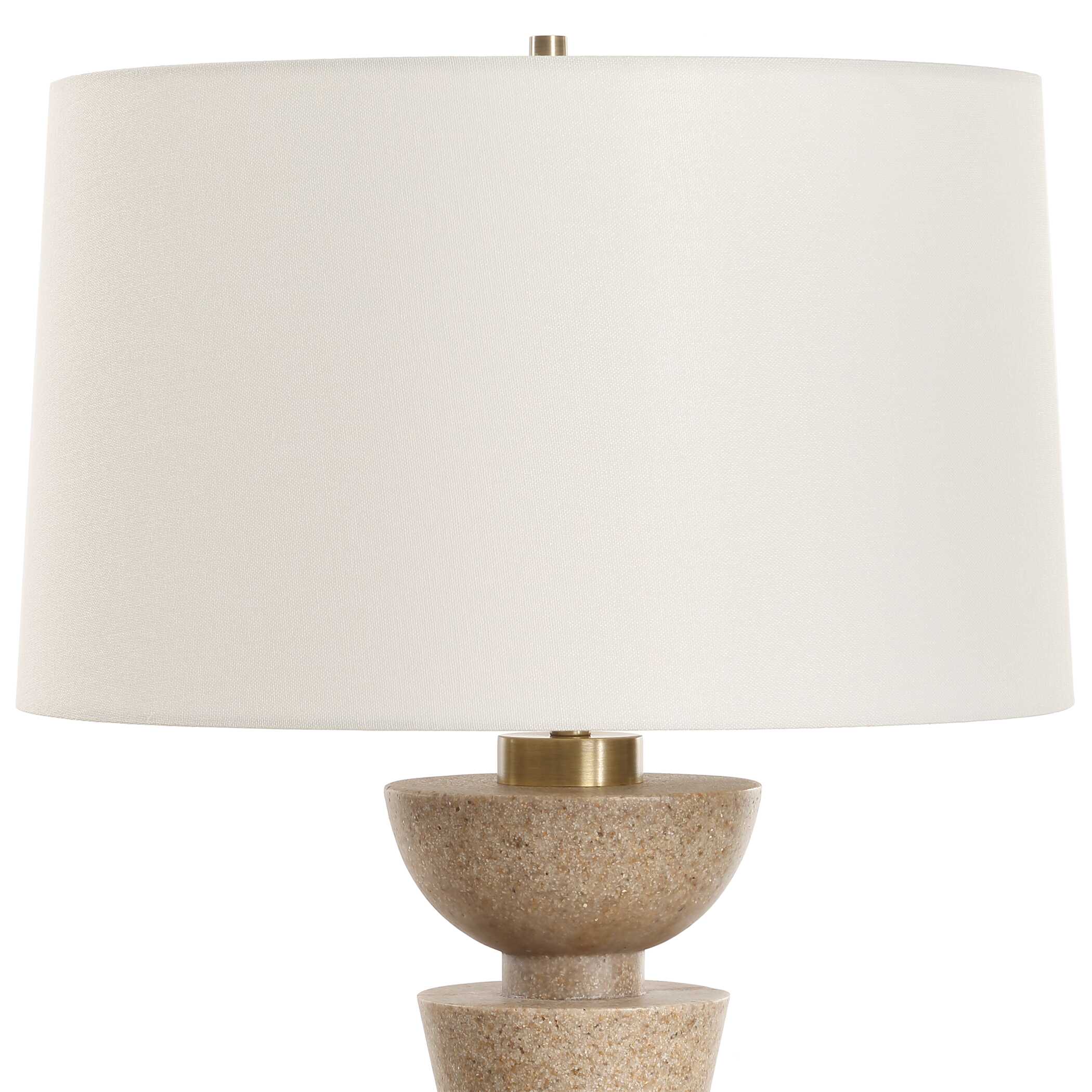 Cullum Geometric Table Lamp, by Uttermost, 17" width x 28.25" height x 17" depth View 6
