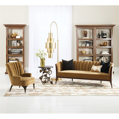 Babylon Floor LampAntique Brass, Lighting by Global Views, 92" height View 2