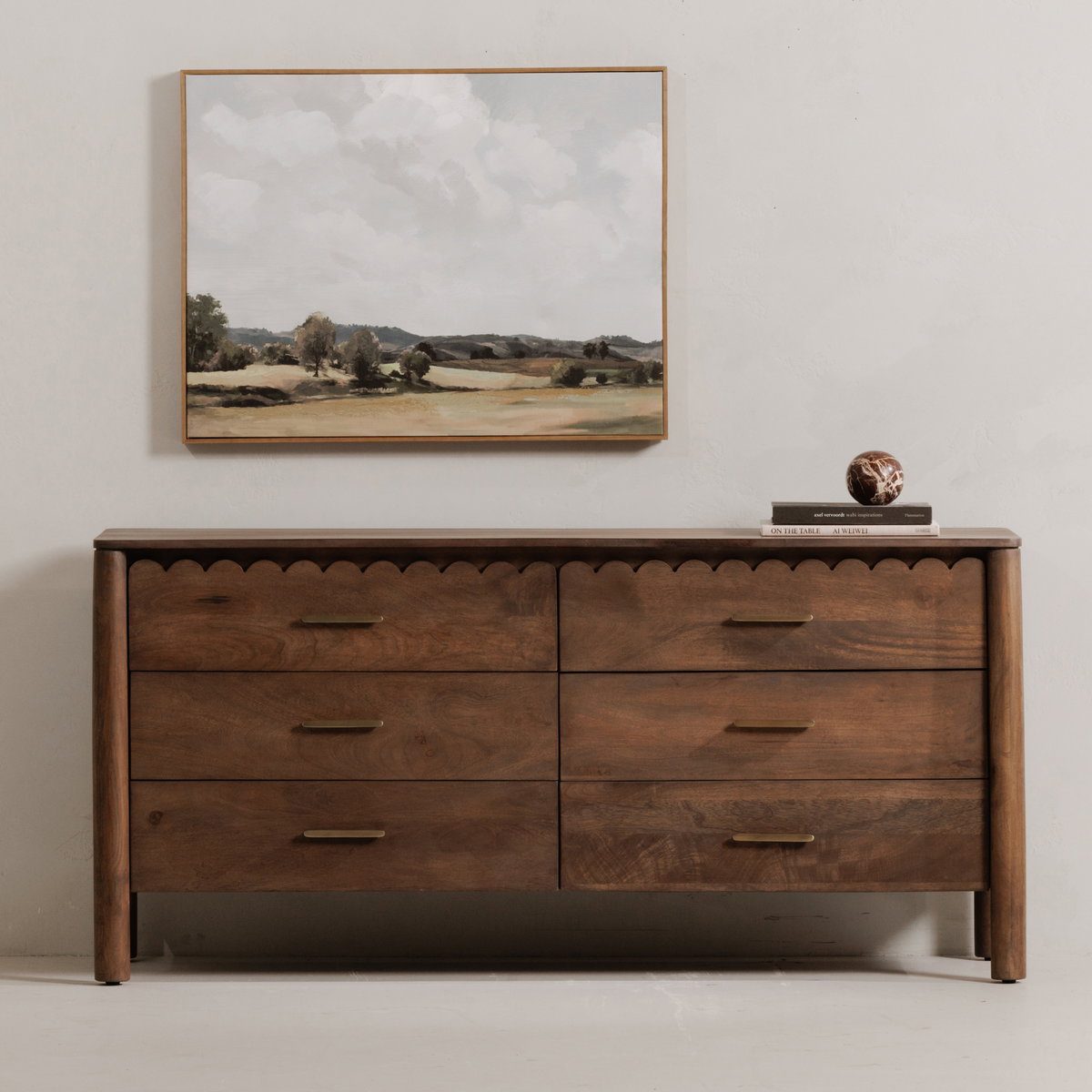 Wiley Dresser Vintage Brown, by Moe's Home, 63" width x 30" height x 19" depth View 11