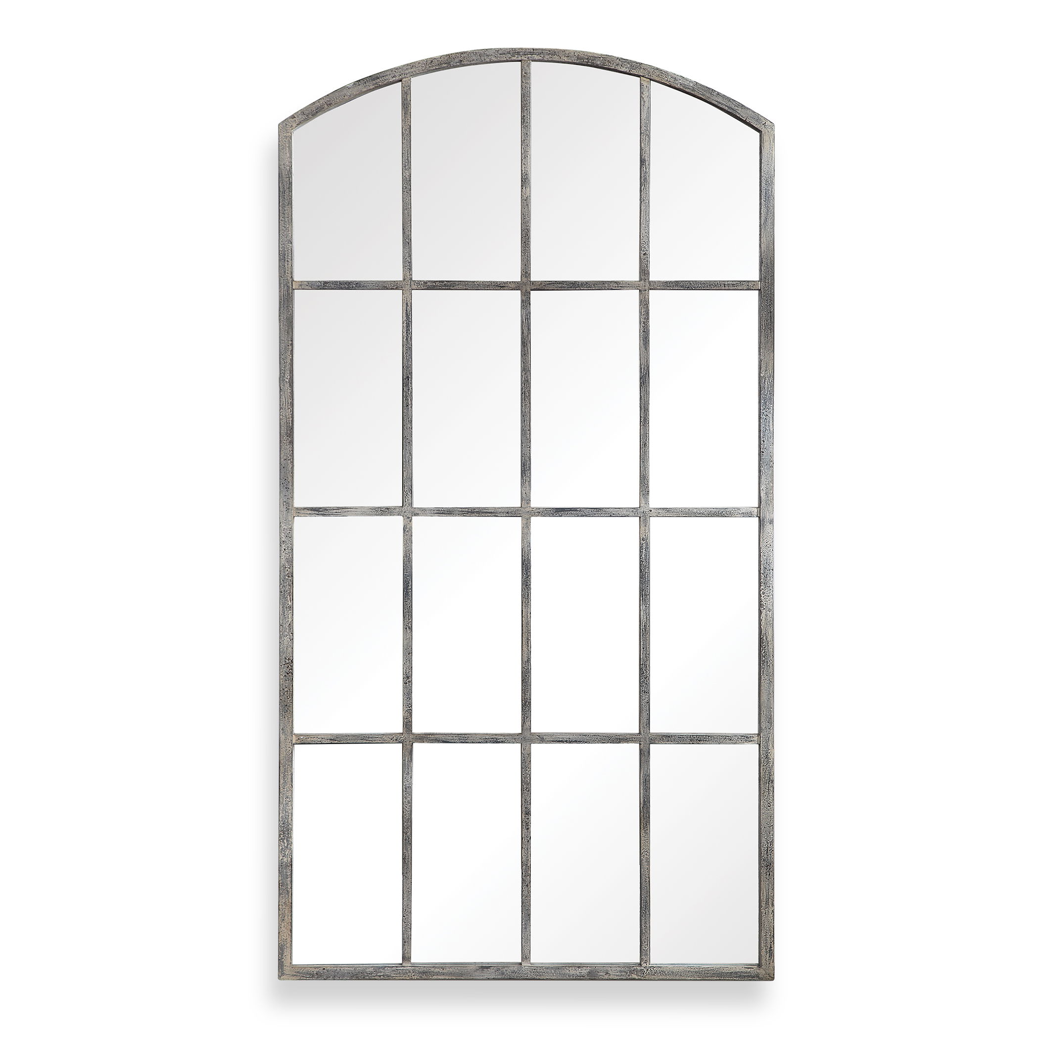 Amiel Ivory Arched Mirror large image 