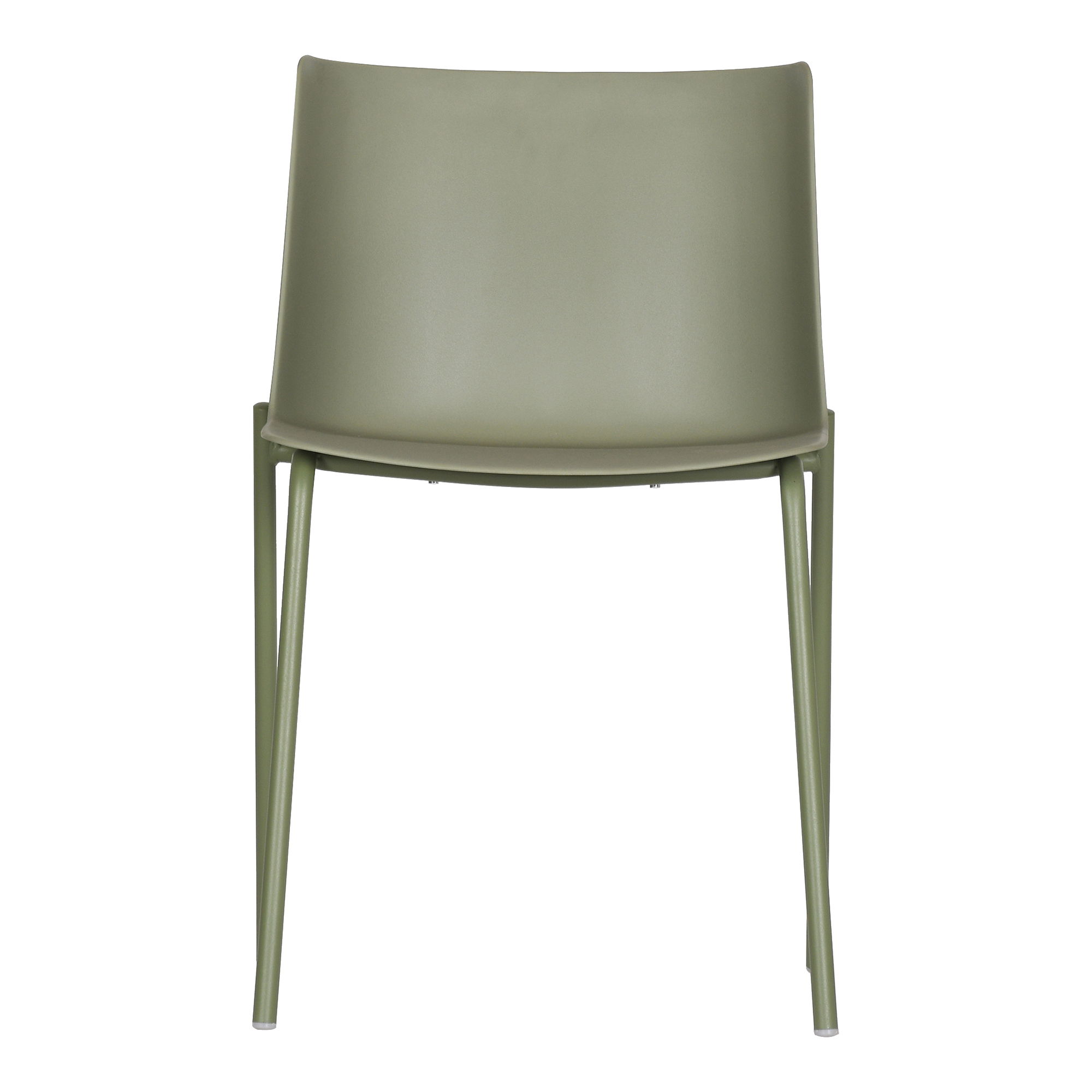 Silla Outdoor Dining Chair Sage Green - Set Of Two, Outdoor Chair by Moe's Home, 1'6.5" width x 2'7" height x 1'8.5" depth View 4